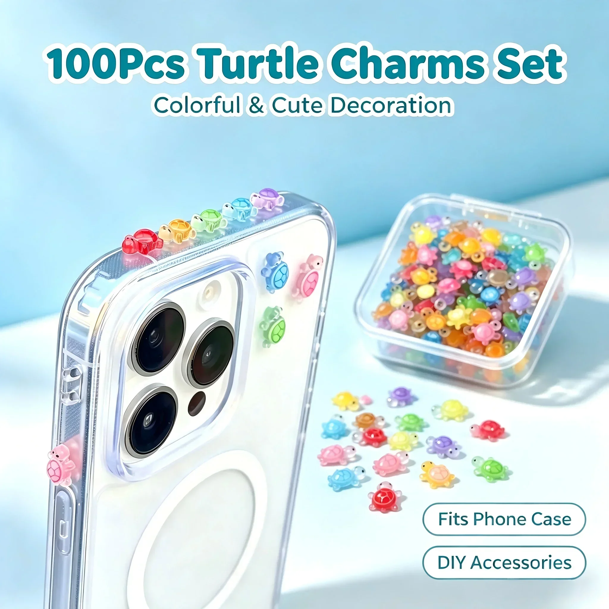 100Pcs/ Lucky Turtle Resin Cha - Resin Crafts Diy review and price